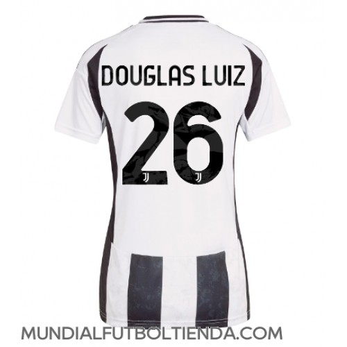 Camiseta Juventus Douglas Luiz #26 Primera Equipación Replica 2024-25 para mujer mangas cortas